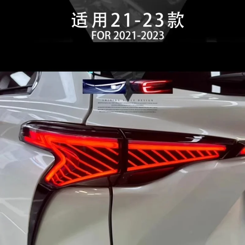 

Сквозной фонарь в сборе для Toyota Sienna Granvia 21-24, модифицированный задний центральный фонарь автомобиля с динамическим указателем поворота