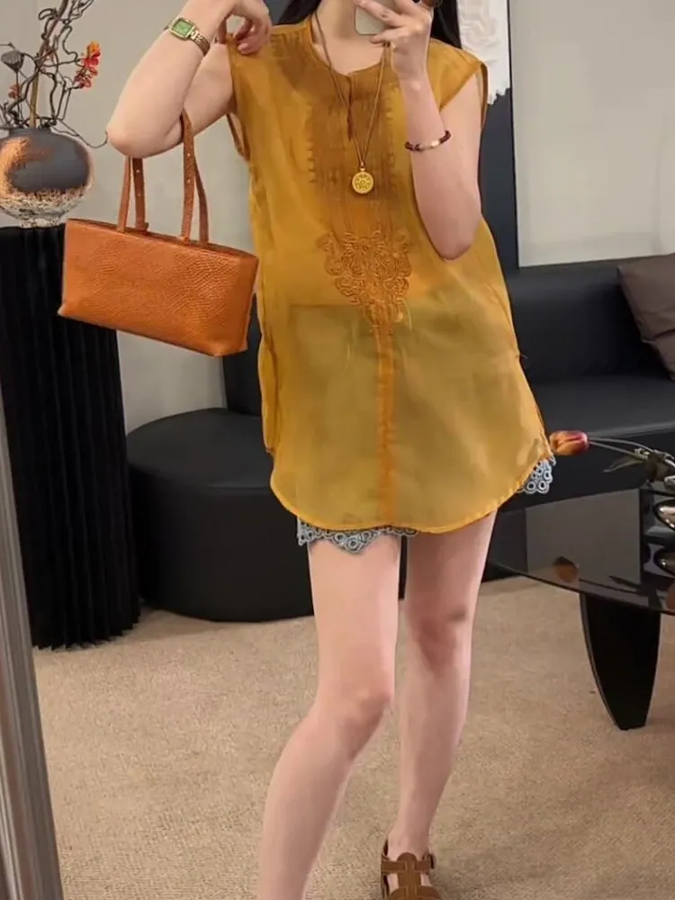 

Faionable круглый жилет Ne Svel, женский высококачественный летний универсальный топ на бретельках 2023 года для всего тела pes