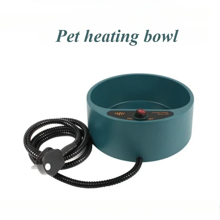 

Dog Heated Water Bowl Pet Thermostatic Dog Bowl for Cats Dogs Chicken Birds Outdoor Winter Dog Bowl 2.2L Water Bottle