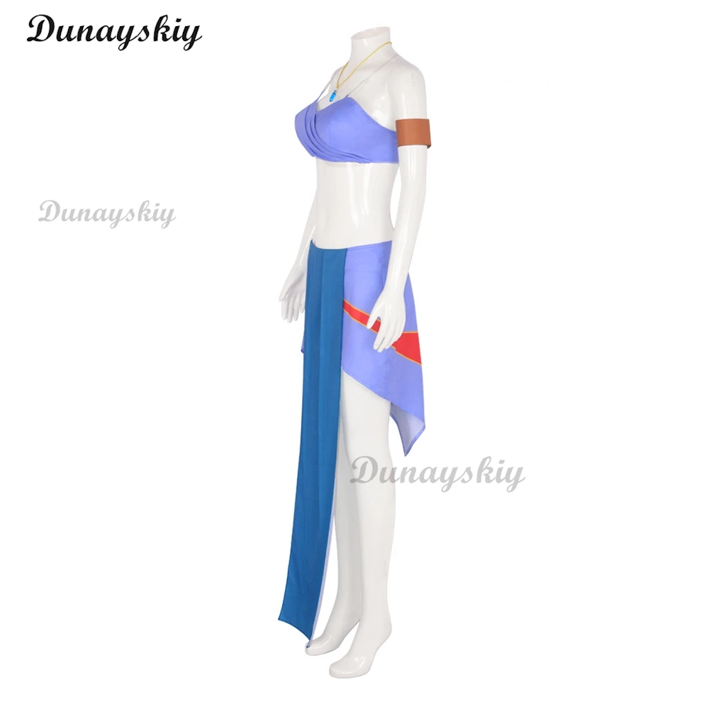Película de Anime Kida Cosplay disfraz de princesa de Halloween vestido azul trajes niñas carnaval fantasía Sexy Lolita pelucas largas fiesta