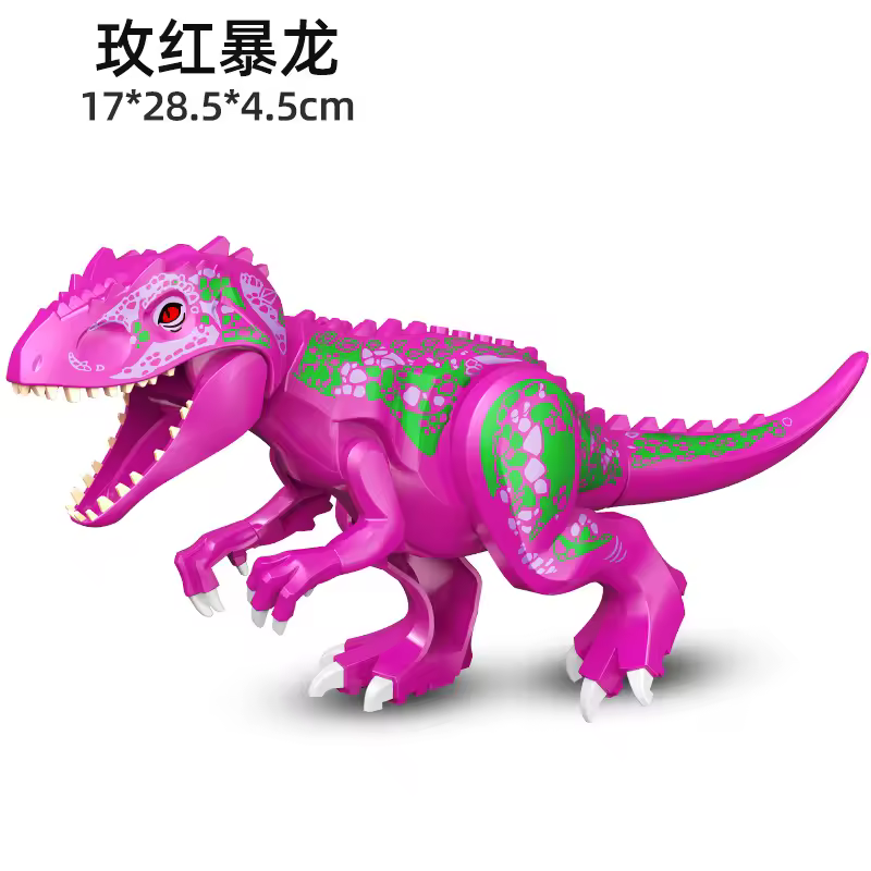 Jurassic World 3 Brutal Raptor Building Blocks Dinosaur Bricks Tyrannosaurus Indominus I-Rex Assemble Toy For Children - Image 67