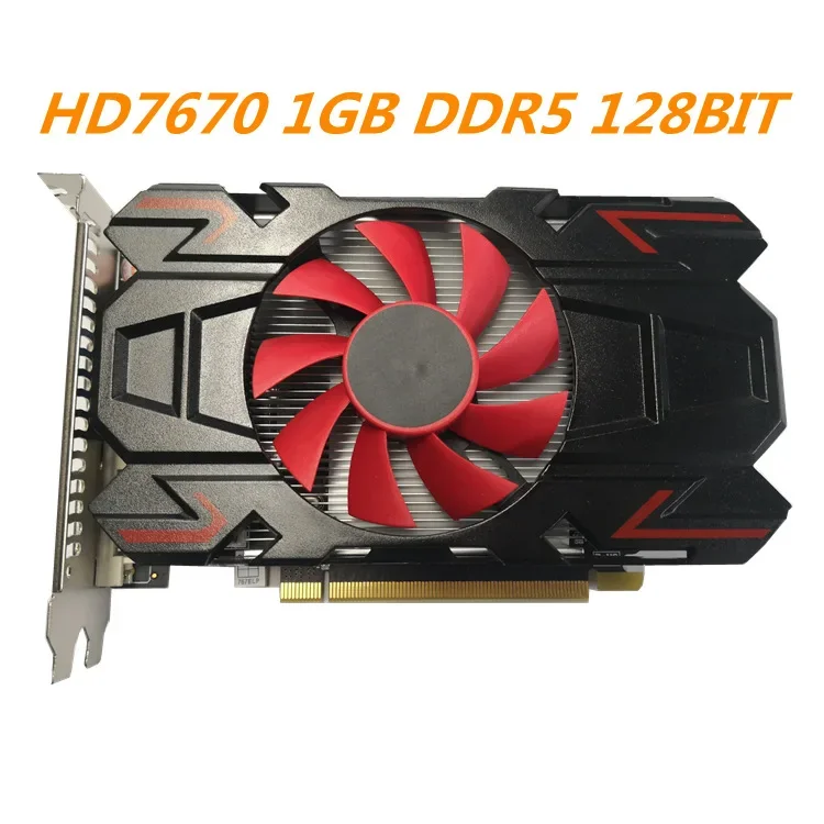 New HD7670 1GB computer independent high definition graphics card installed all-in-one game graphics card