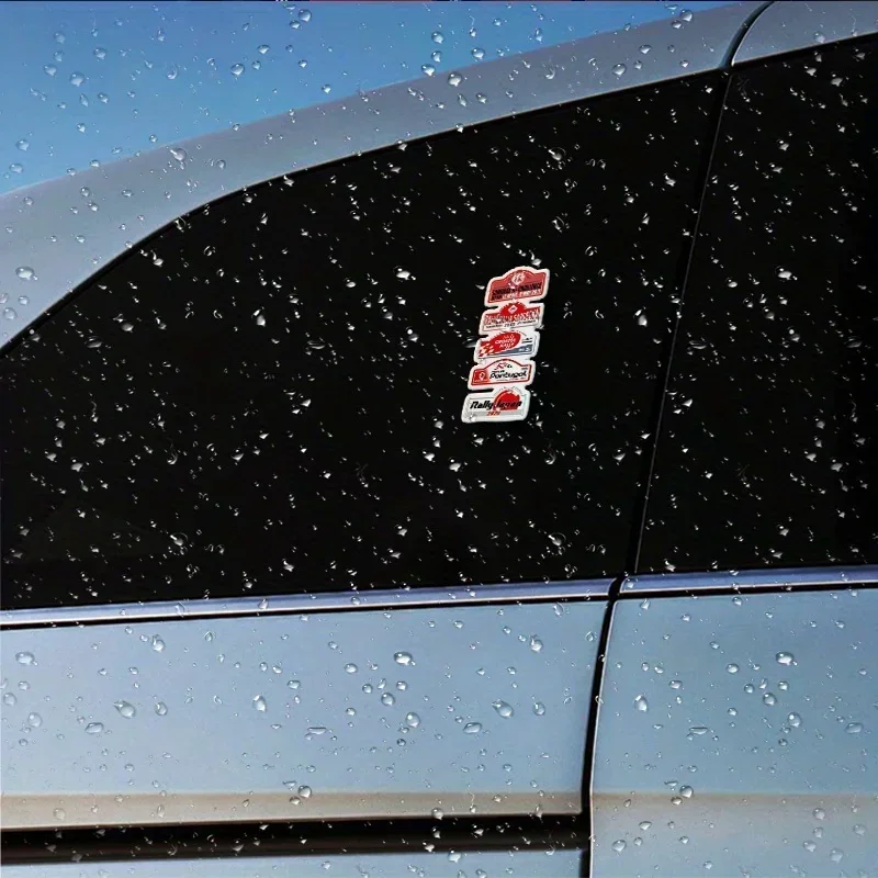 1 SET „Trendy Rally Racing Car“-Aufkleber, Multi-Country-Rally-Event-Designs, wasserfeste Vinyl-Aufkleber zum Personalisieren Ihres Autos