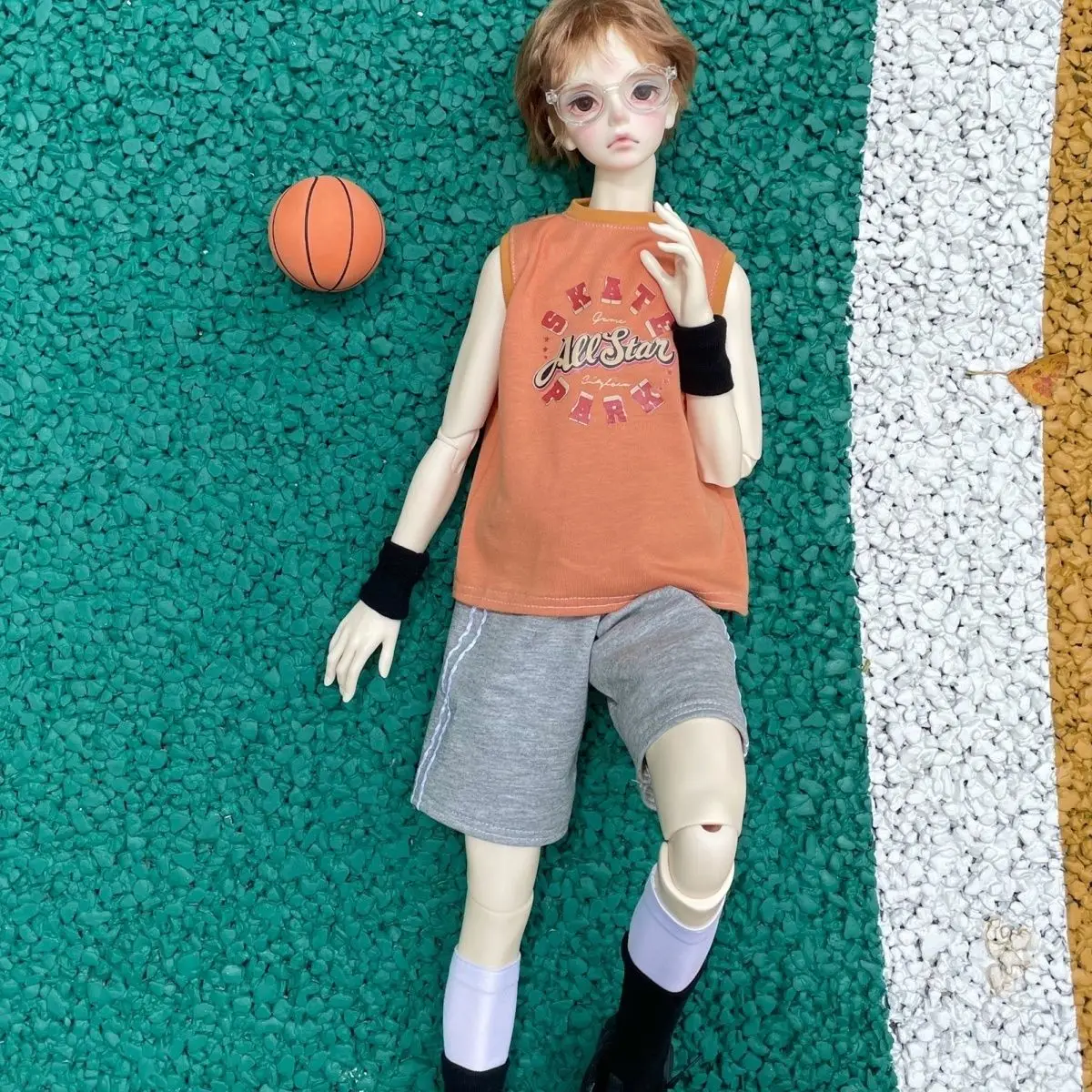 

1/6 1/5 1/4 1/3 кукольный костюм для 30/36/45/60/62/65/68/70/75 см Bjd кукла спортивный баскетбольный комплект игрушечные аксессуары для кукол, без куклы