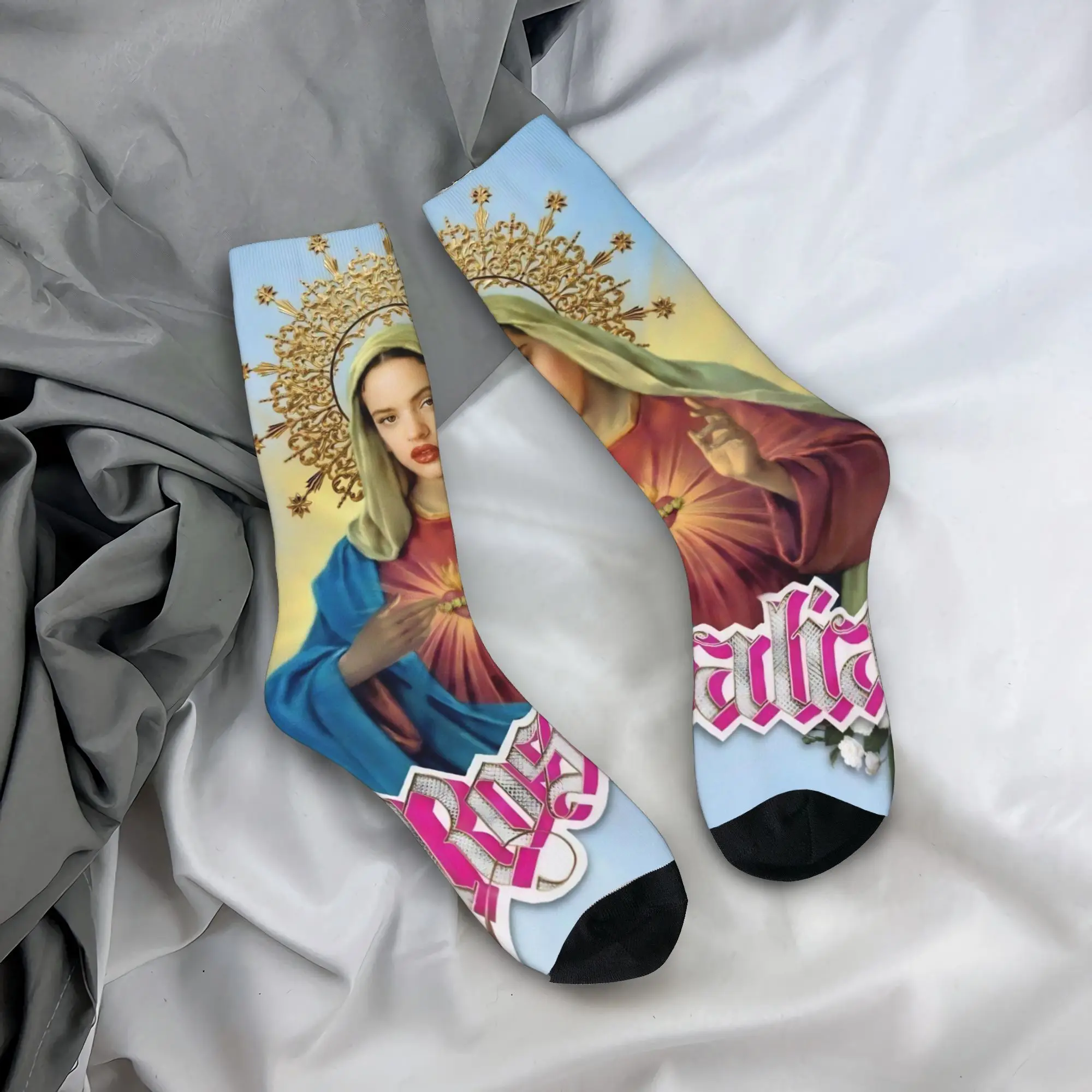 Rosalia Lux  Socks  Design Stockings Non Slip Adults Men Socks High Quality Autumn Gothic Running Sports Socks