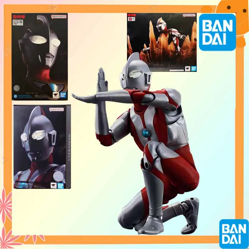 ฟิกเกอร์อนิเมะ SHF ของแท้จาก Bandai อุลตร้าแมน ของเล่นแอคชั่นฟิกเกอร์สำหรับเด็กชาย/เด็กหญิง/เด็ก/ของขวัญคริสต์มาส