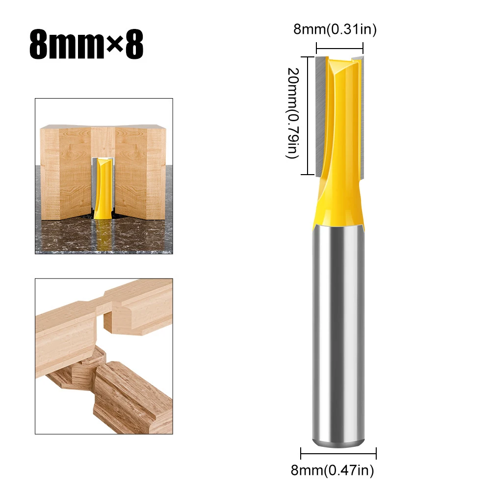 

Фреза для деревообработки 8 мм*5, 16 дюймов*20, с термостойким покрытием, долговечная, широкий спектр применения