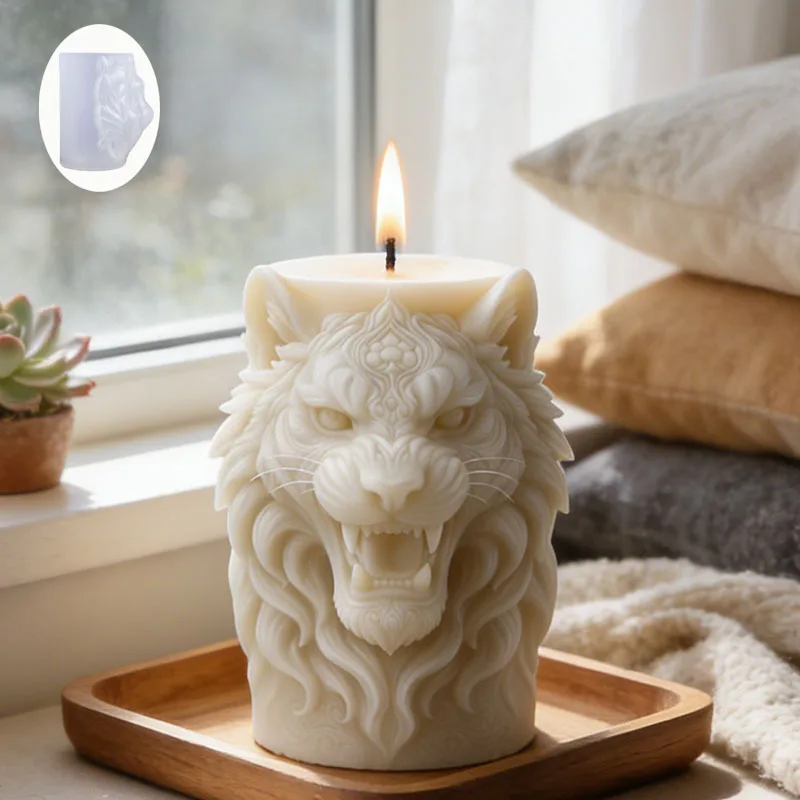 

Форма для гипсовых рельефов в виде головы льва: DIY-скульптура для ароматических свечей и гипсовых диффузоров для домашнего декора