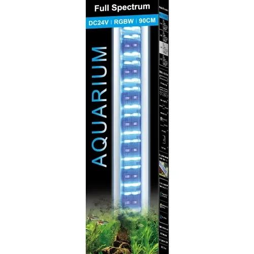 

L01-90 DC24V RGBW Aquarium LED Light with Remote Control and 93-111cm Length Aquariums for Fish Tank Lighting