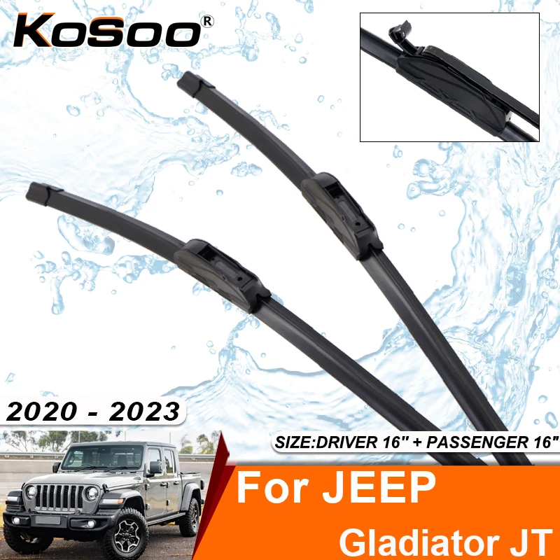 

Car Wiper Blade For JEEP Gladiator JT 2020-2023 Windshield Rubber Refill Front Window Wiper Accessorie