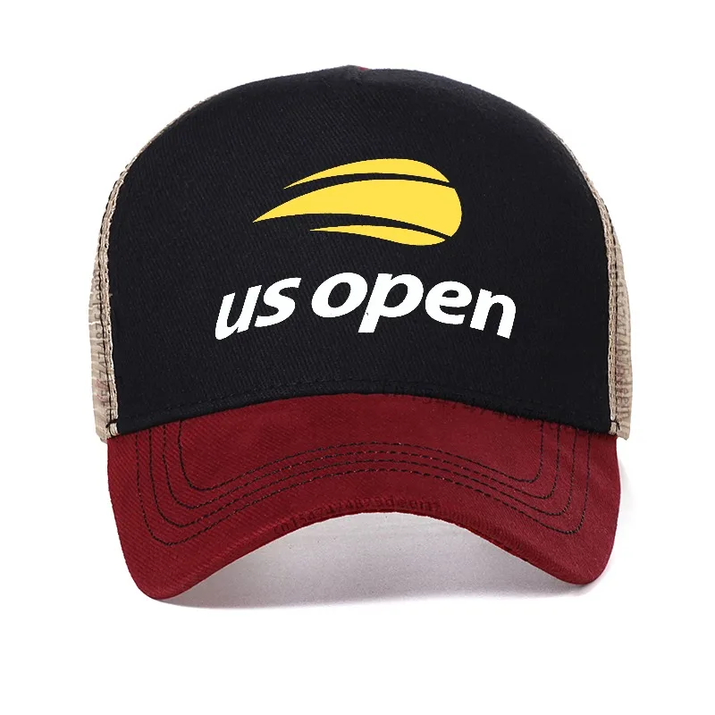 Funny Adjustable Us Open Tennis Hat Baseball Cap Golf Cap for Men Women Outdoor Activities Mesh breathable Trucker hats