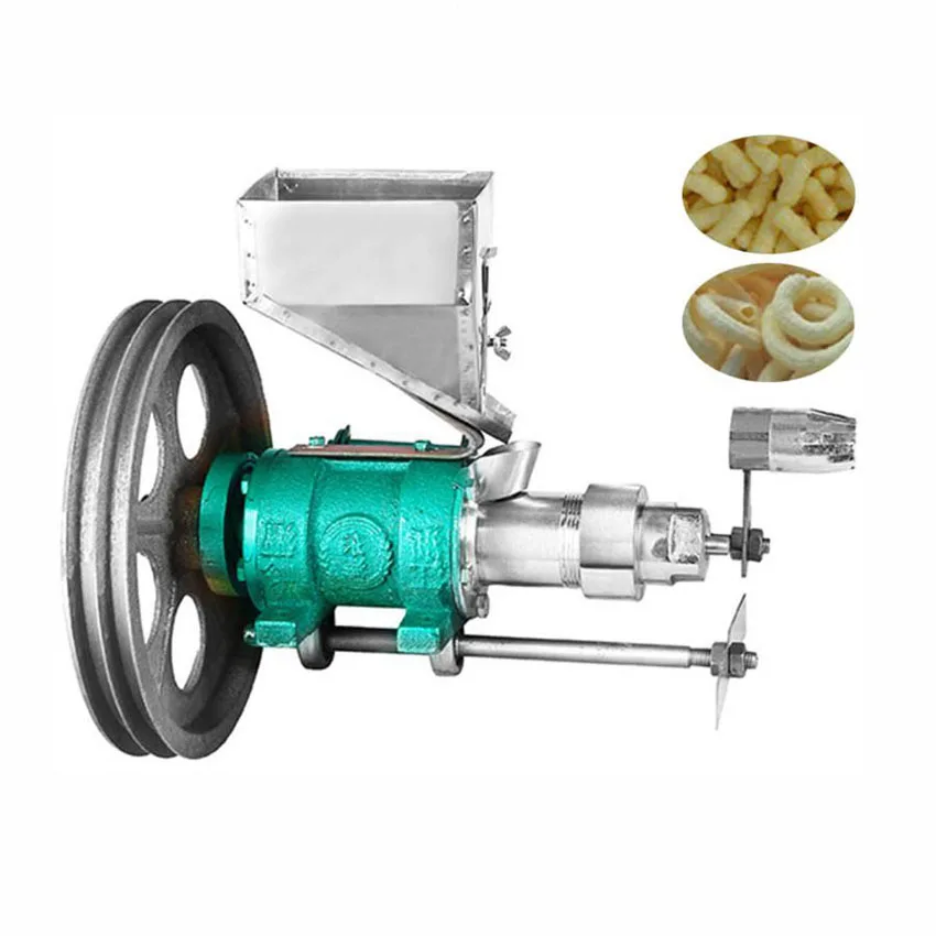 Manual Corn Snack Extruder 7 Mold Corn Rice Food Puffing Machine Corn Food Snack Extruder Machine