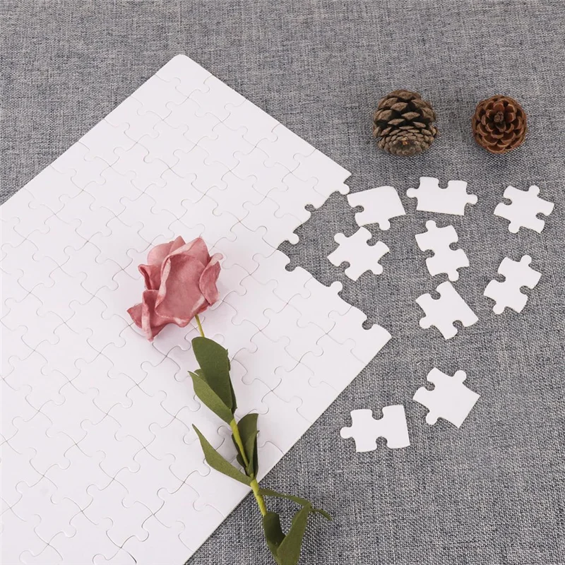 

AC23-30 Sets Blank Sublimation A4 Jigsaw Puzzles,DIY Heat Press Transfer Jigsaw Puzzles,Sublimation Jigsaw Puzzles