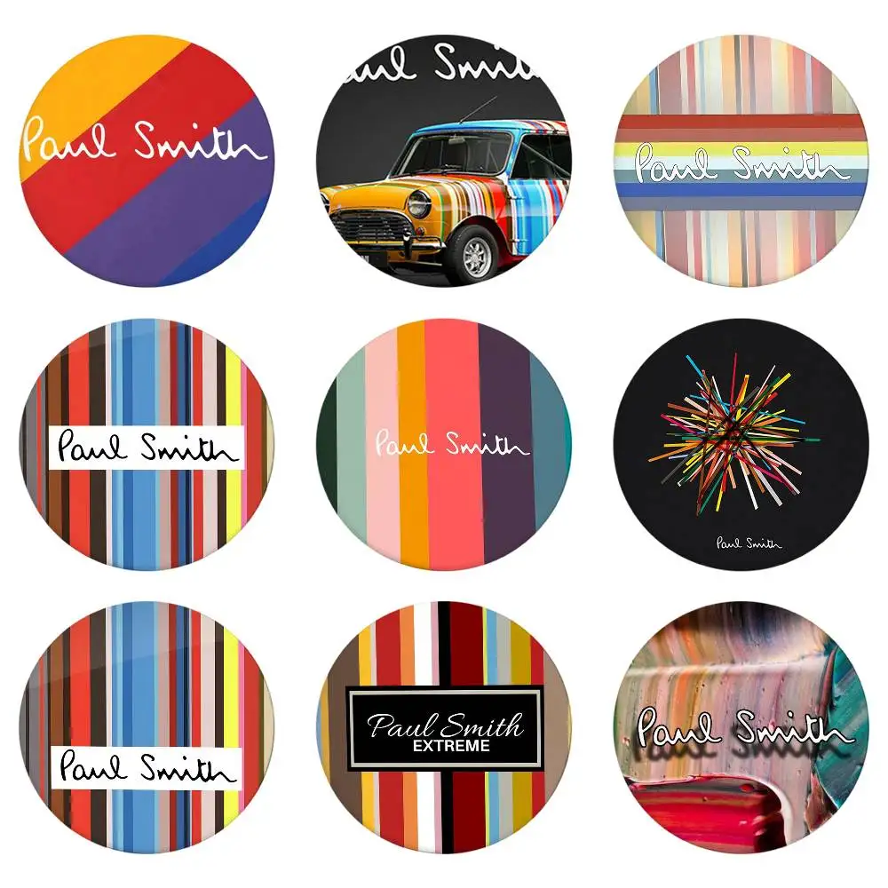 الفن S-س্মিথ Fashion-P-PaulS شارات مستديرة رائعة شارة دبابيس الإبداعية دبابيس للملابس قبعة ظهره هدية اكسسوارات S