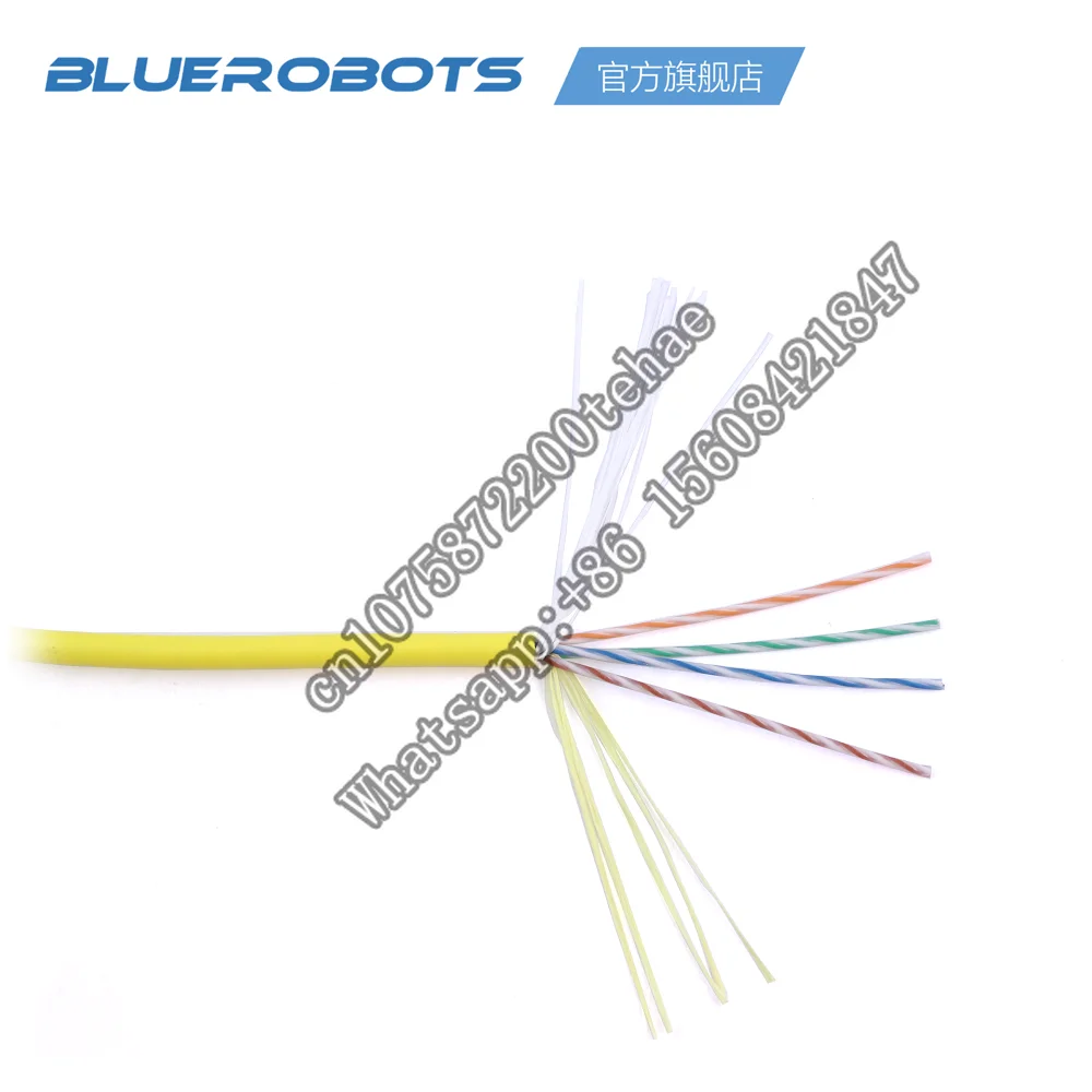 ROV Cable de flotabilidad cero, Cable neutro para vehículo submarino, alambre trenzado de alta calidad, 4 núcleos, 50M