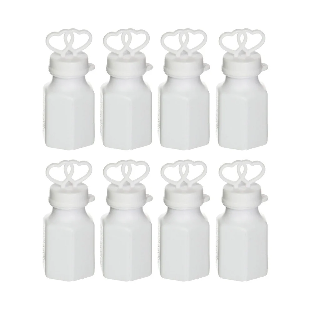 

24Pcs Double Heart Bubble Wand Empty Bubble Bottle Wedding Birthday Party Summer Bbq Vintage Tea Party Celebration Decor