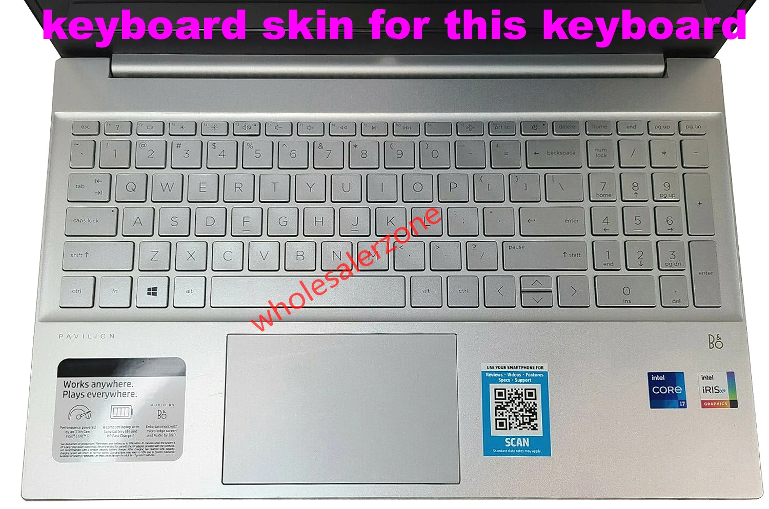 US Keyboard Protector Skin Cover Protector for HP 15-EG 15m-EG 15-EH 15m-EH 17-CN* 17m-CN* 17-CP 17m-CP x360 Convertible 15-ER**