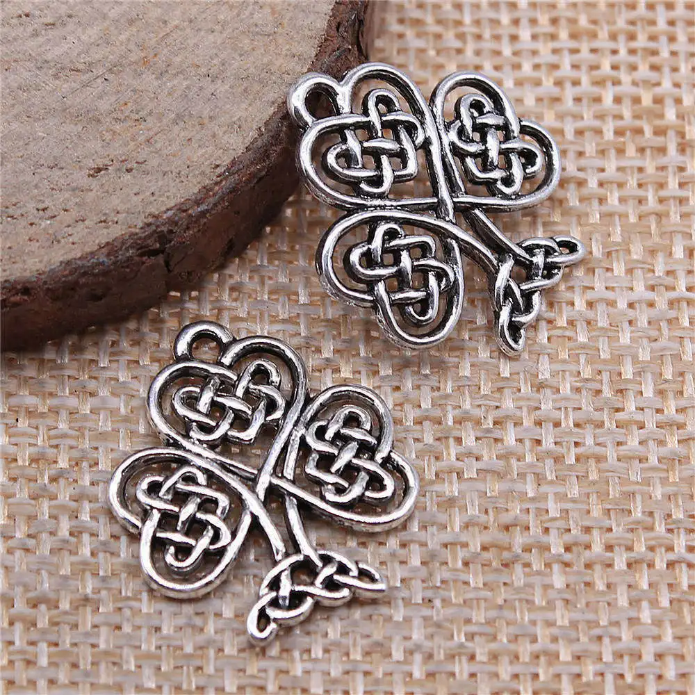 Nail Charms Love Tree Charms Jewelry Pendants 19x23mm 20pcs