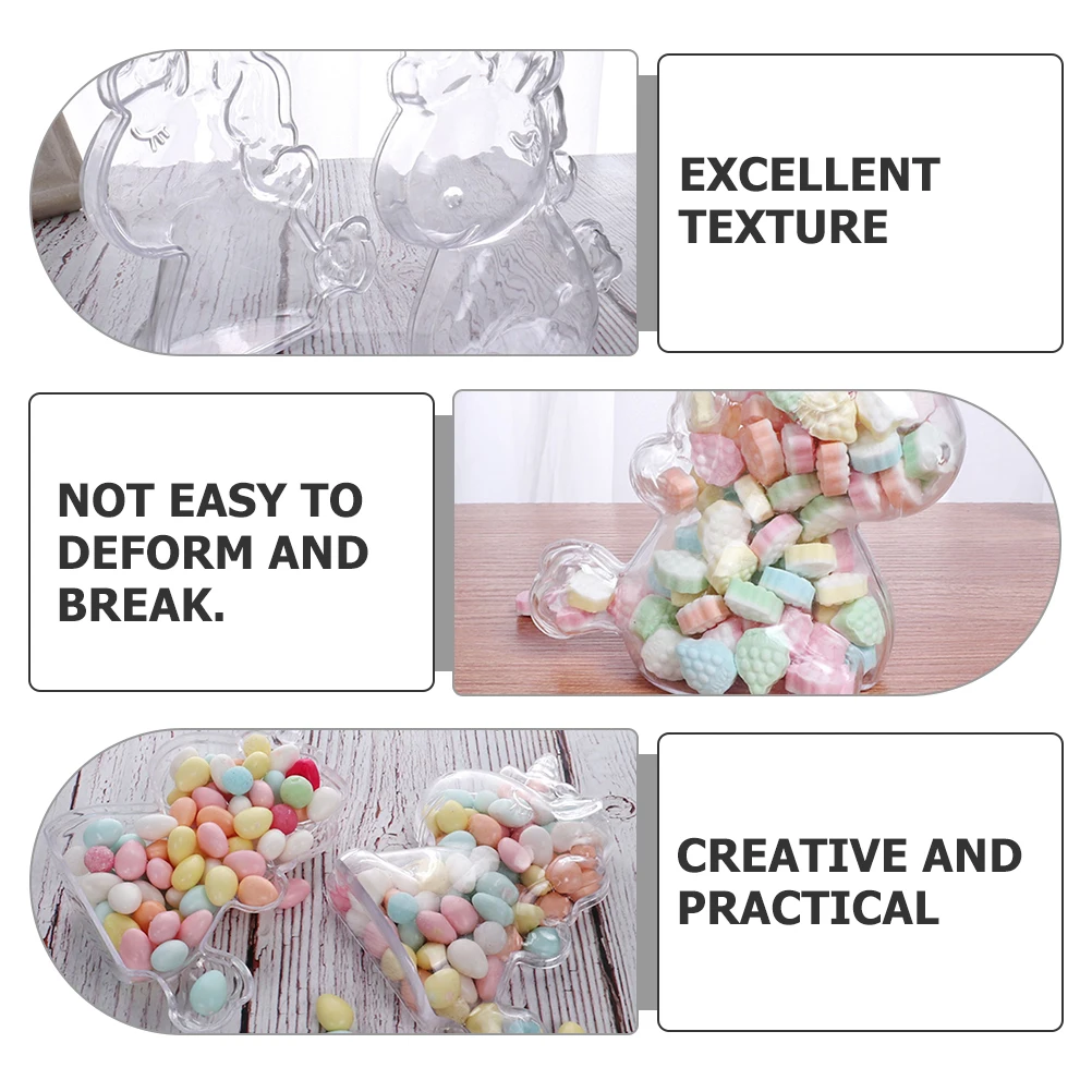 

8 Pcs Candy Box Wedding Packing Boxes Present Plastic Wrapping Pouch Unicorn-designed Bride
