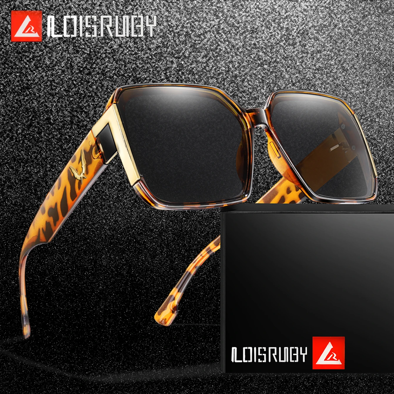 Modische Angler-Sonnenbrille für Damen und Herren, lässige quadratische UV400-Brille für den täglichen Gebrauch, Autofahren, Einkaufen, Partys, Reisen.