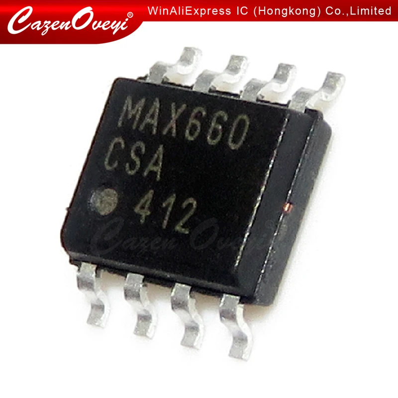 10pcs/lot MAX660 SOP8 MAX660ESA SOP MAX660CSA SOP-8 SMD In Stock