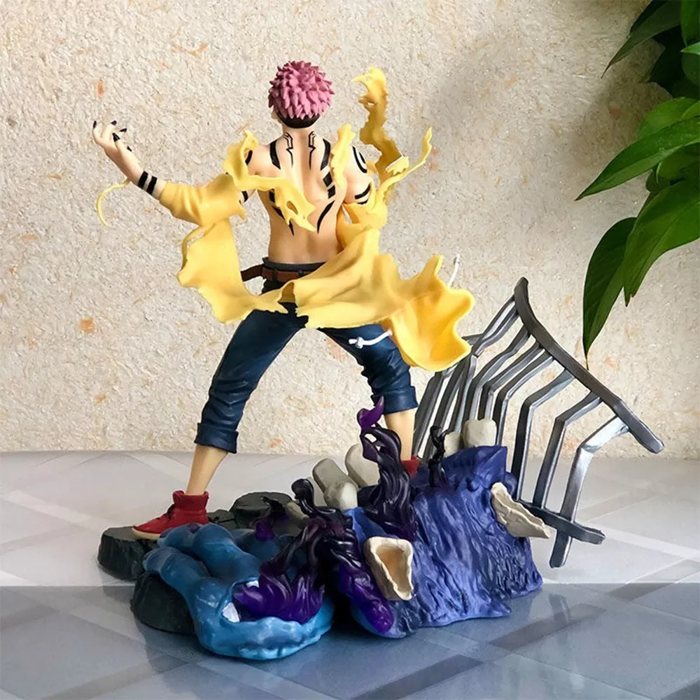 Jujutsu Kaisen Anime Figur Ryomen Sukuna Action-figuren Statue Sammlung Modell Desktop Ornament Spielzeug Kinder Geburtstag Geschenk