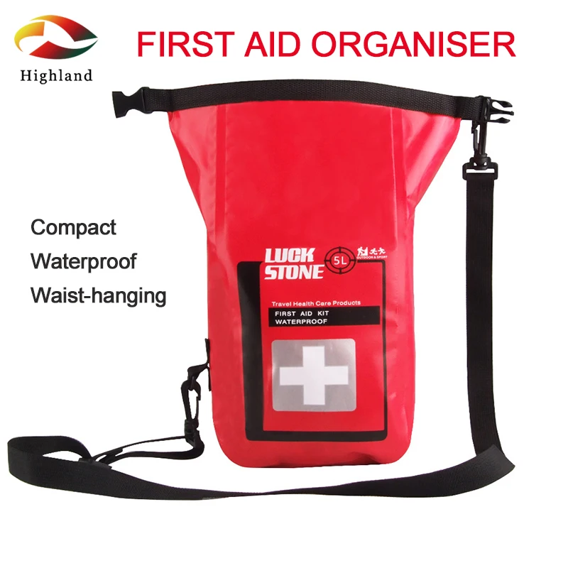 

5L Hard-Wearing, Large Capacity Waterproof Outdoor Adventure Sports Bag For Medical Emergencies, First Aid And Waterproof Storag