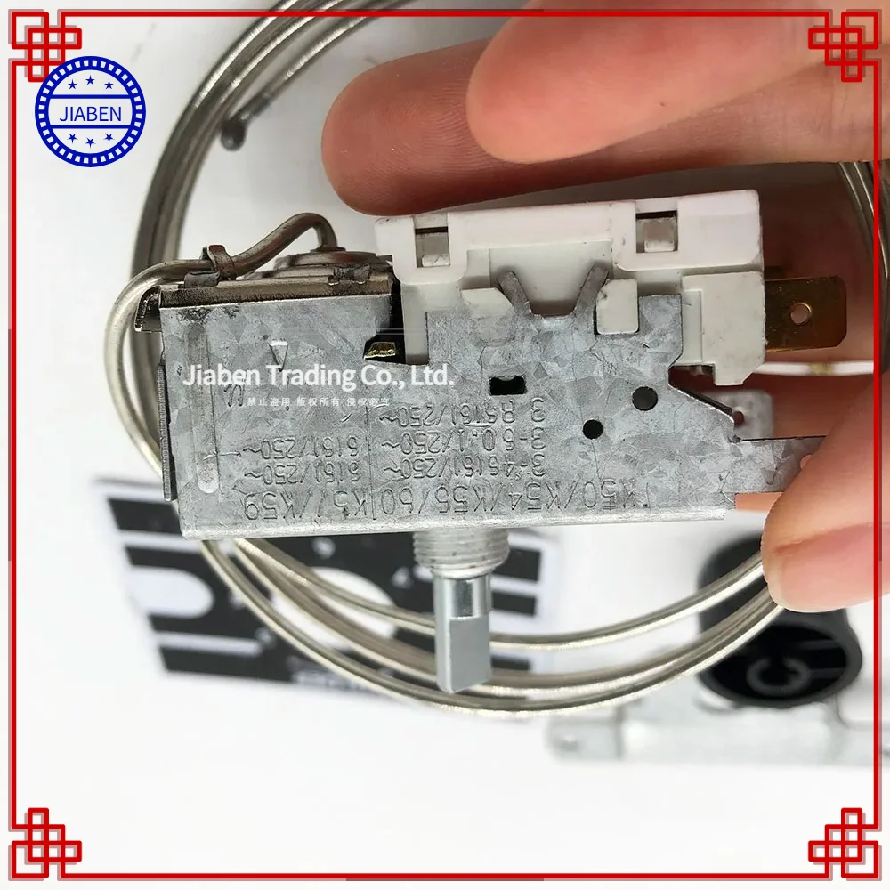 2 Pin Freezer Thermostat Temperature Control Switch K59 K50 K54 K56 K60 K5 K50-P1125 Replaces A10-1052 A10-1053