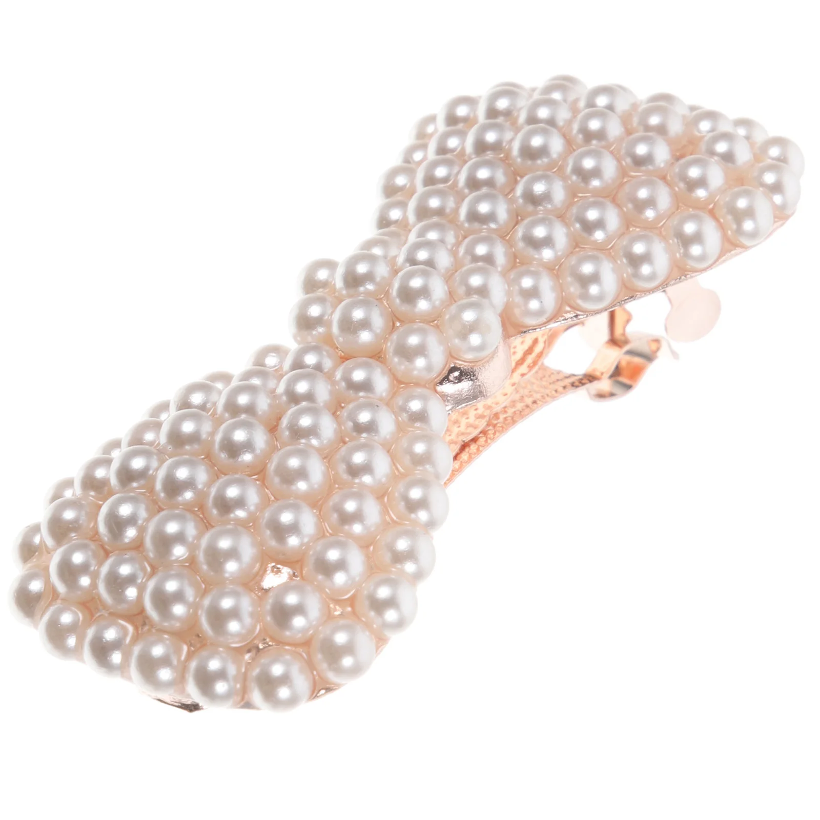 

Pearl Hair Vintage Hair Clips Women Vintage Bowknot Durable Metal Spring Hairpin Accessories For Daily Wedding
