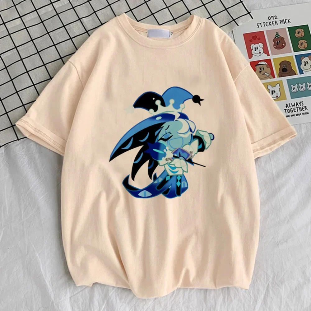 Shadow Milk Cookie Top Tees Teen Punk Streetwear Vintage Hip Hop Tshirt Breathable Digital Kawaii Psychedelic Graphic 2000s