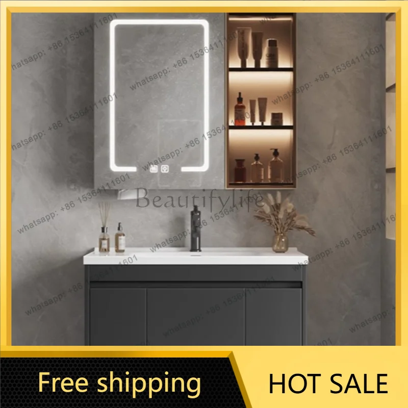 Best Sellers Best Sellers Decorations Disinfecting Bathroom Cabinet Display Living Room Toilet Bathroom Cabinet Mirror Perfume A