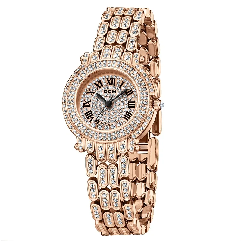 

Часы Водонепроницаемые с бриллиантами Студенческие часы в подарок на День святого Валентина для женщин