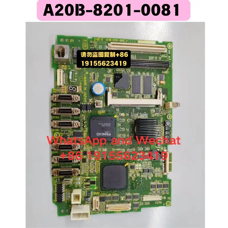 Used A20B-8201-0081 motherboard Functional test OK