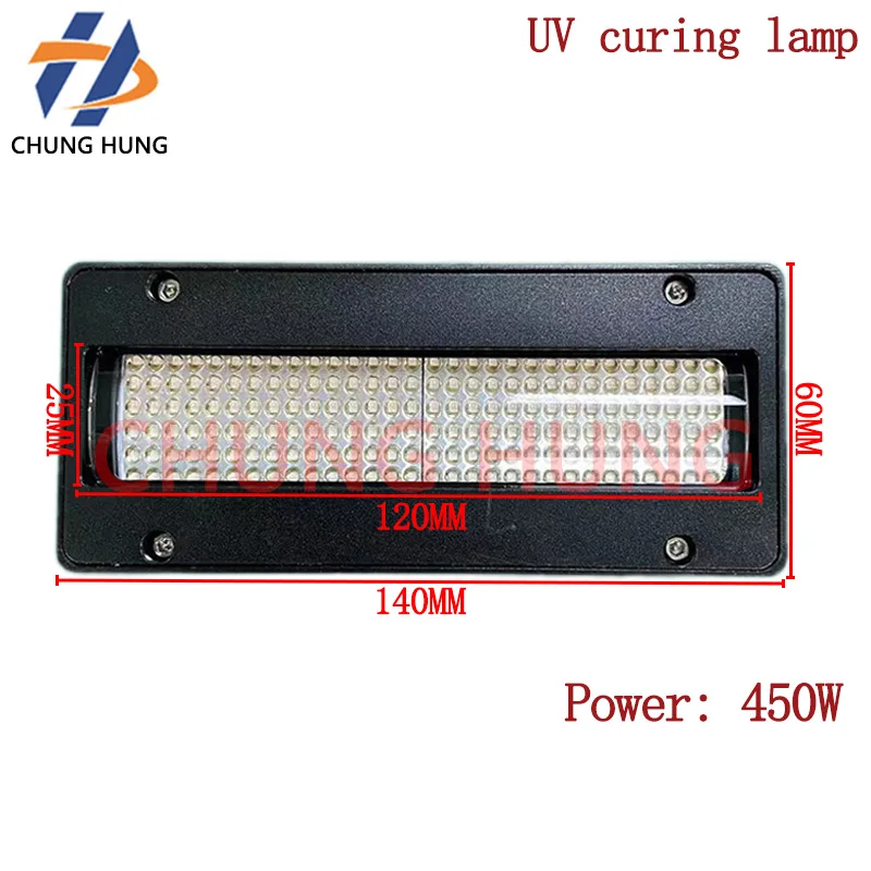 

450W high-power water-cooled UV curing drying lamp LED UV ink curing lamp suitable for Epson I3200/DX5/DX7UV printer LED UV lamp
