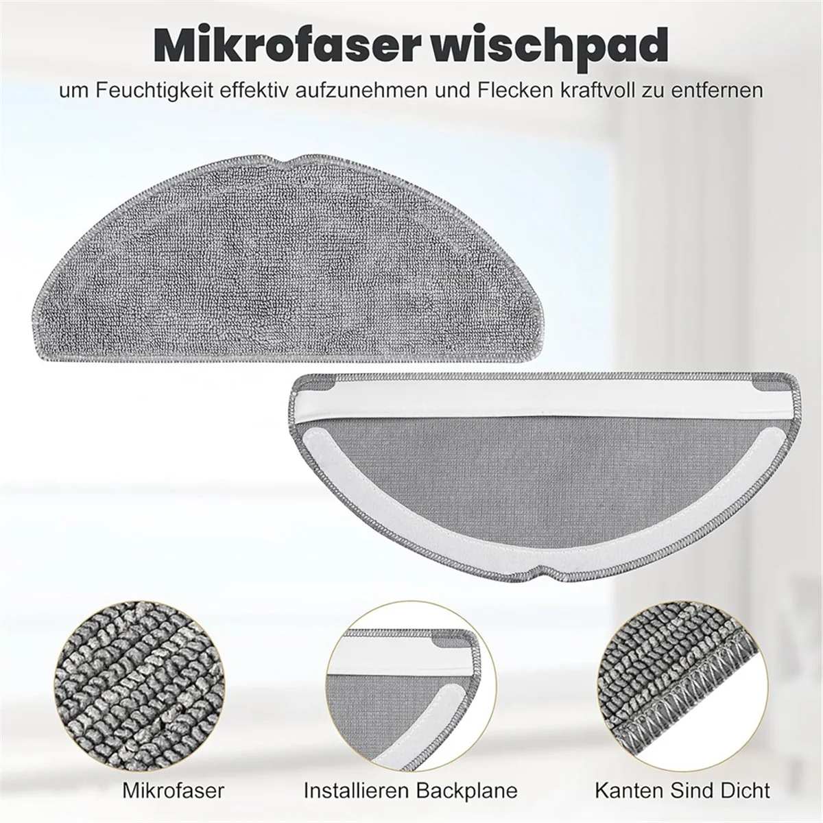 BISMZ Für Xiaomi S20 Roboter Staubsauger Ersatzteile Wichtigsten Seite Pinsel Hepa-Filter Mopp Tuch Zubehör