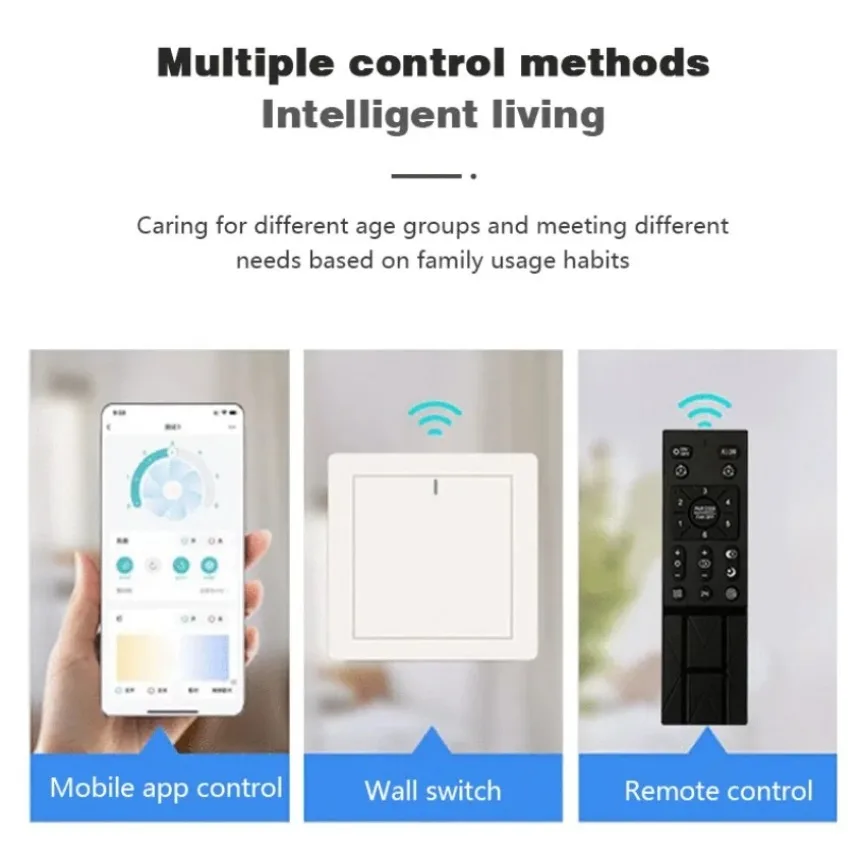 Imagem -05 - Inteligente Led Ventilador de Teto Luz Moderno Minimalista Controle Remoto App Escurecimento Remoto Interior Vento Forte Silencioso