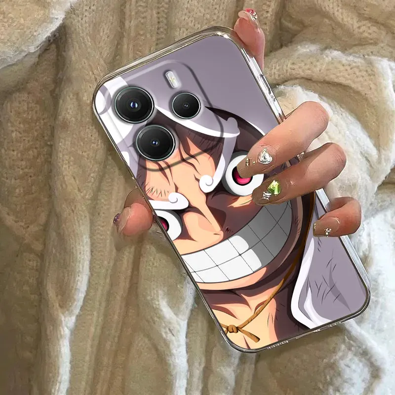 

Ones Pieces Straw Hat Pirates Luffy Case For Xiaomi Redmi Note 15 14 13 12 11 Pro Plus Cover For Redmi 15C 15 14C 13C Phone Case