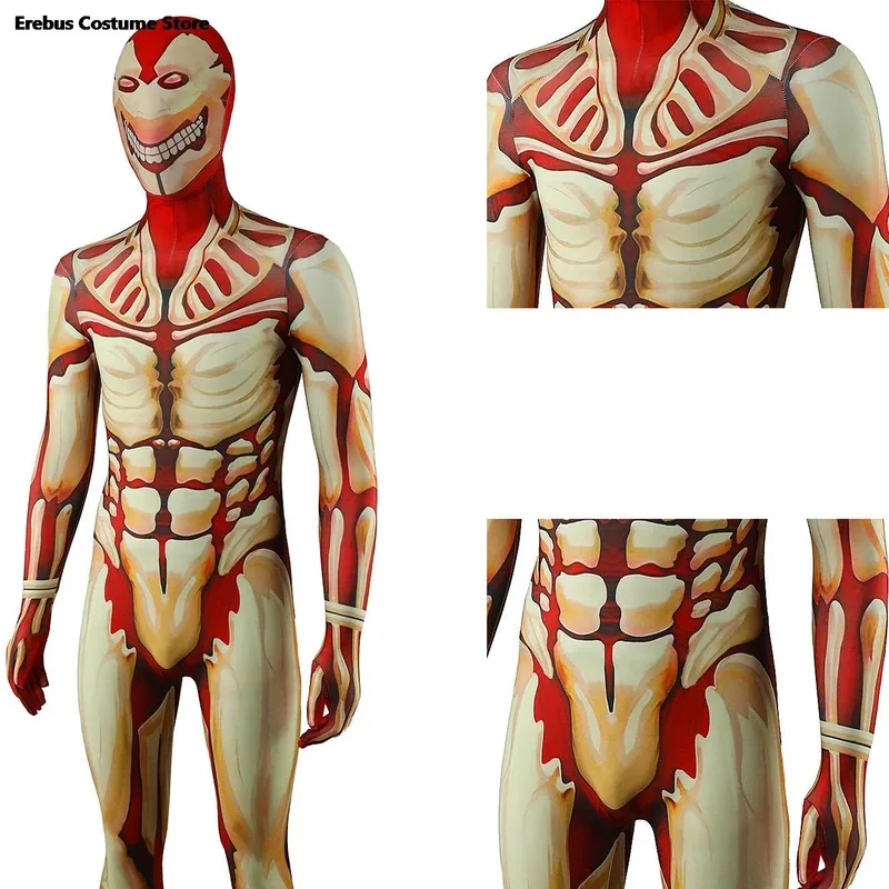 

Атака на бронетанке Титан аниме косплей комбинезон для взрослых и детей унисекс облегающий костюм для ролевых игр Yoroi No Kyojin карнавальный нарядный костюм