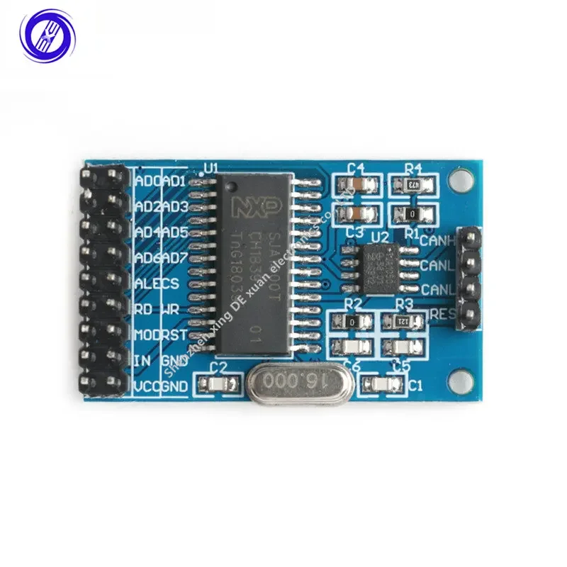 1 peça módulo de comunicação can sja1000 + tja1050 módulo de placa de desenvolvimento can bus 5v