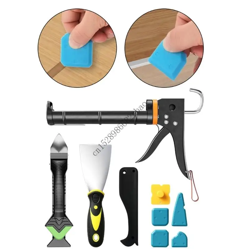 أداة تسد H7EA مع مزيل Cairk وقطع المعجون للاستحمام والحمام إزالة السد #4