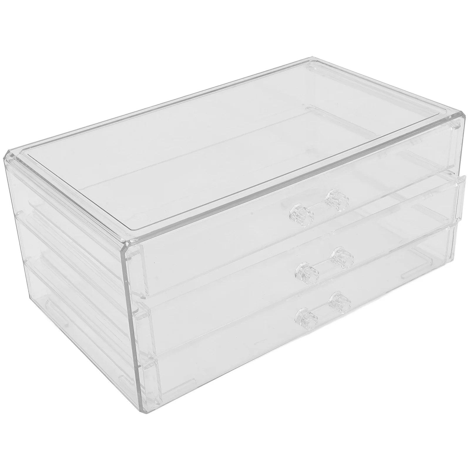 Multi-Layer Drawer Style Stationery Storage Box Desktop Organizer For Office Study Room Bathroom Tabletop Holder