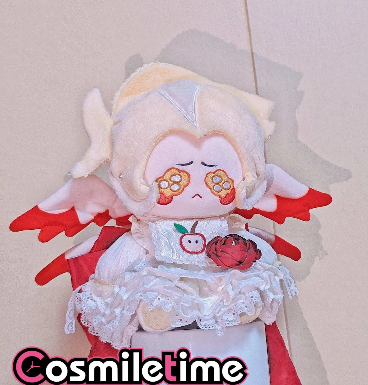 Anime Game Character Lucifer 20CM Soft Plush Collectible Doll Stuffed Cartoon Figure Desktop Display Decor Fans Collection YZ