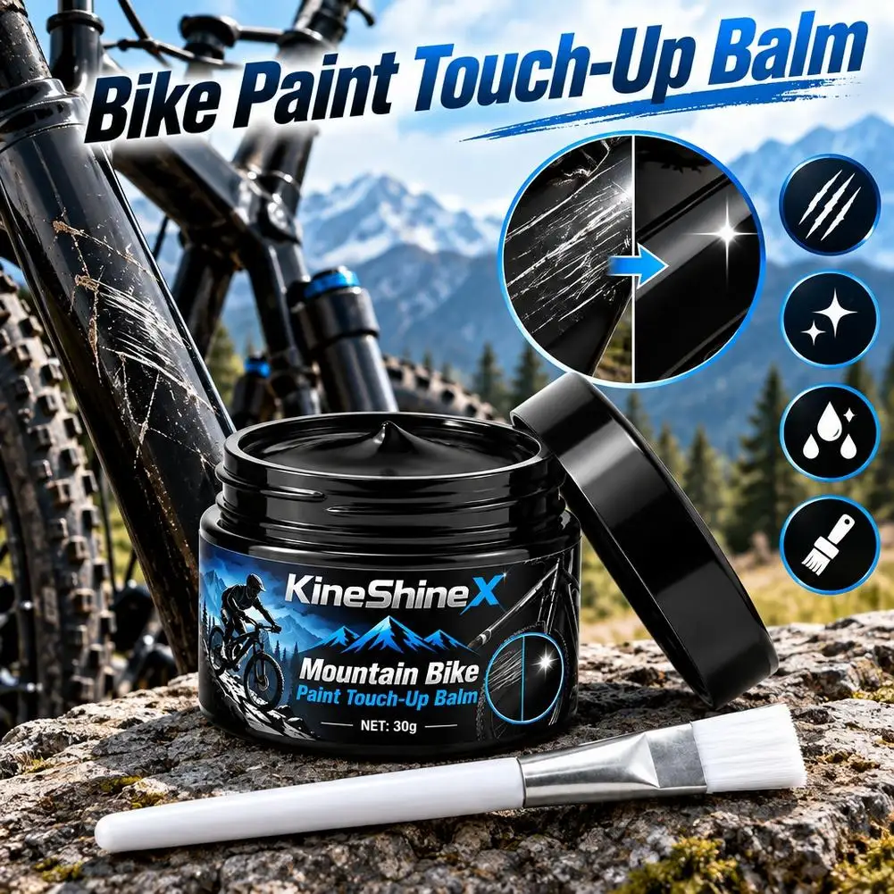 Bicycle Frame Paint Touch-up  Paste With Brush Mountain Bike Scratch And Wear Repair