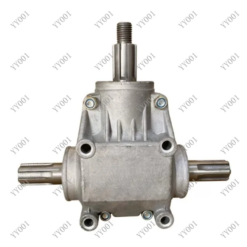 Right Angle T Shaft Gear Reducer 90 Degree, T Type Turning Gear Box For Industrial Cutter Equipment