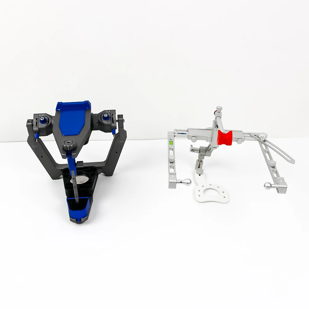 Dental Lab Fully Adjustable Jaw Frame Anatomical Articulator Gilbach Mechanic Facial Arch Arrangement Guide Plate Transfer Table