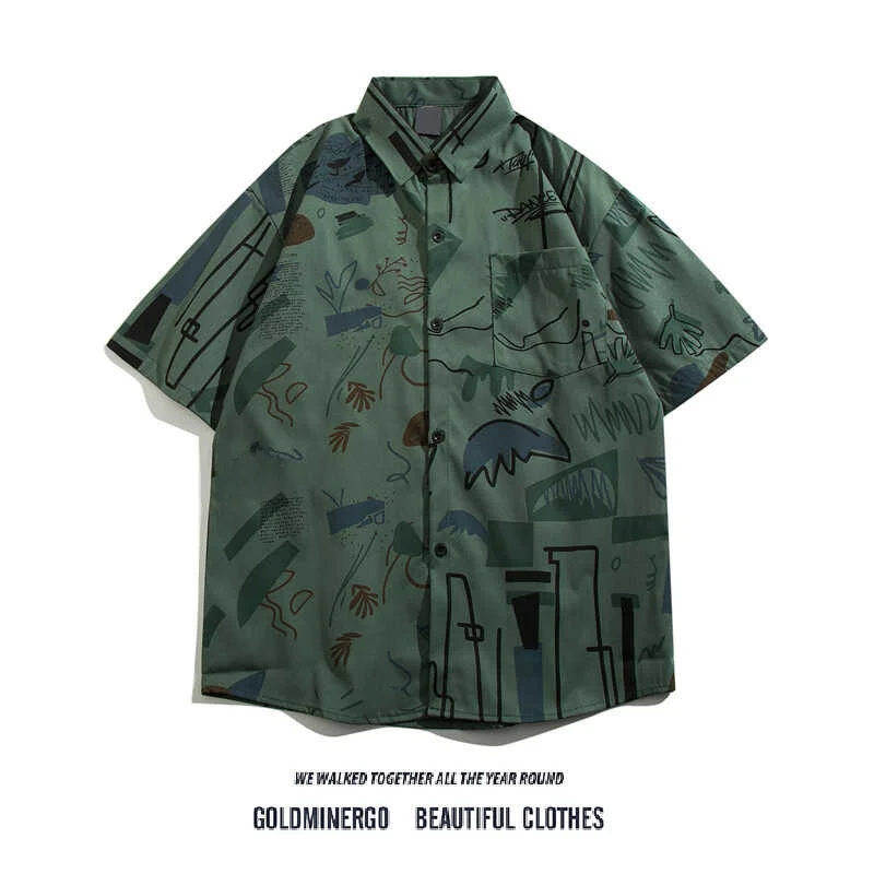 

Мужская футболка свободного кроя в стиле американского хип-хопа, модная уличная повседневная футболка с принтом, летняя молодежная модная футболка