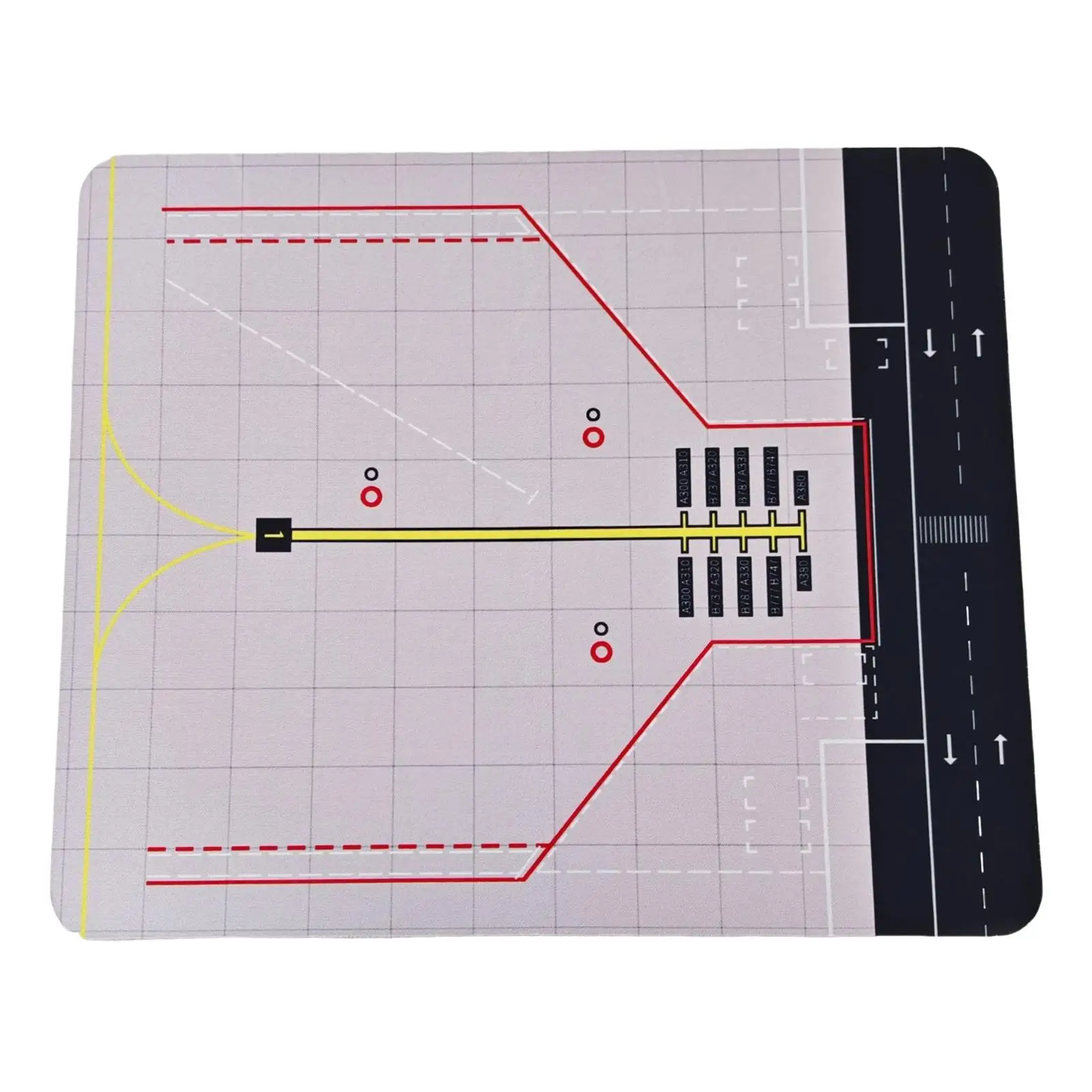 

Airplane Parking Apron Model Multifunctional 1/200 Layout Miniature Airport for Diecast Plane Collections Static Aircraft Models