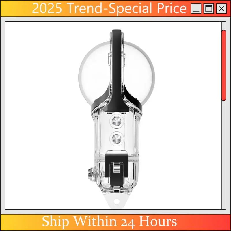 

For Insta360 X3 Diving Case IPX8 Waterproof Case 50M Portable Waterproof Replacement Parts With Camera Silicone Case