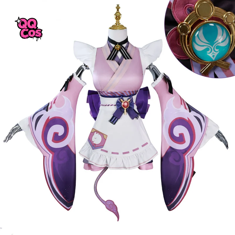 Genshin impacto yummatuki mizuki cosplay traje halloween carnaval festa de natal jogar papel roupas qq cos