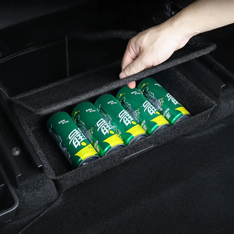 for Tesla Model Y Under Seat Storage Box High Capacity Organizer Case Drawer Holder Car Interior Accessories